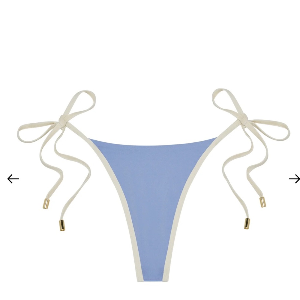 Monday Swimwear PALMA BOTTOM AZURE/IVORY